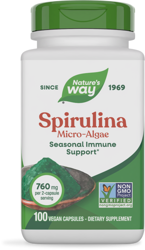 Nature's Way® | Spirulina Micro-Algae, 100 capsules Sku:17200