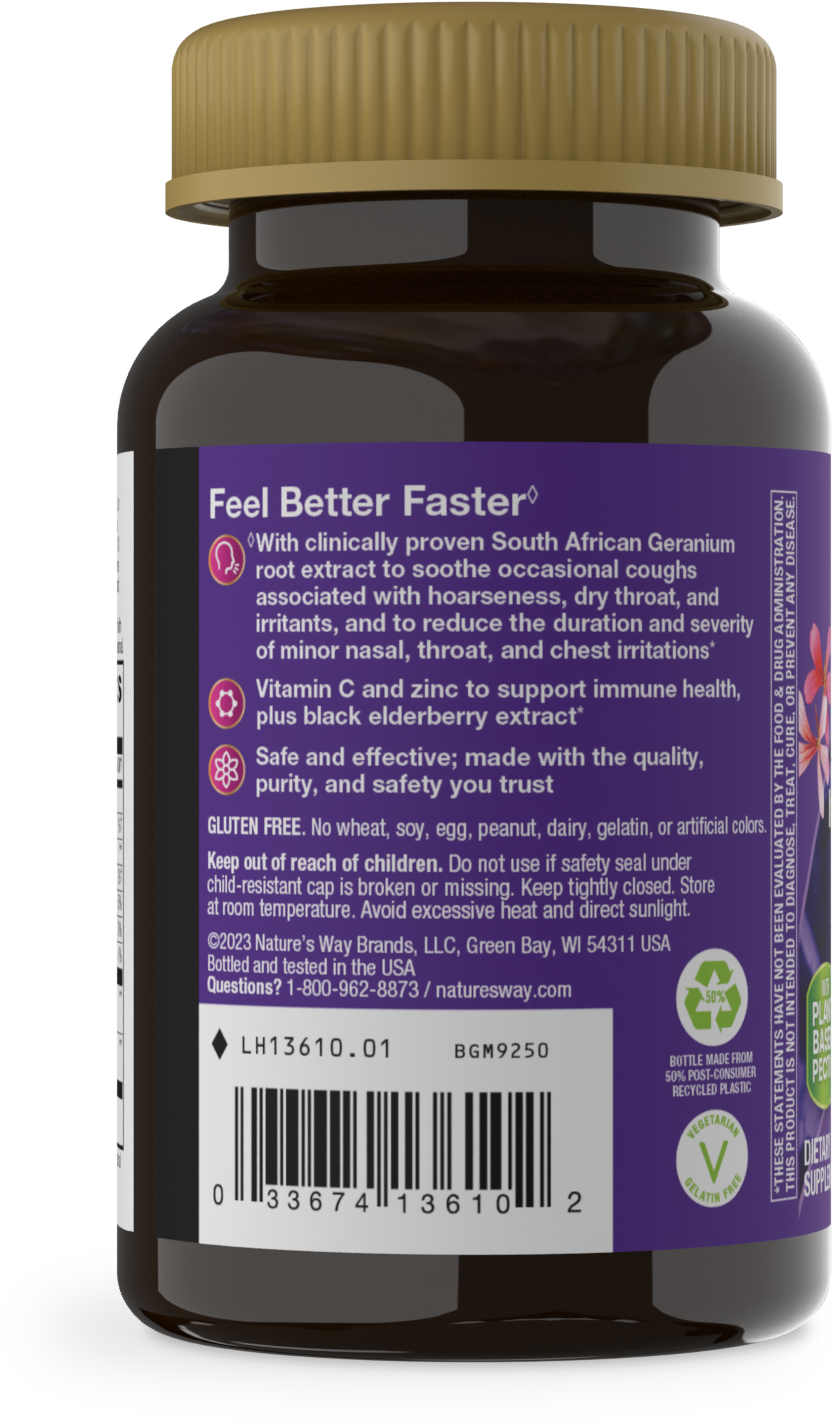 <{%MAIN3_13610%}>Nature's Way® | Sambucus Cough Relief + Immune Gummy - left side of pack