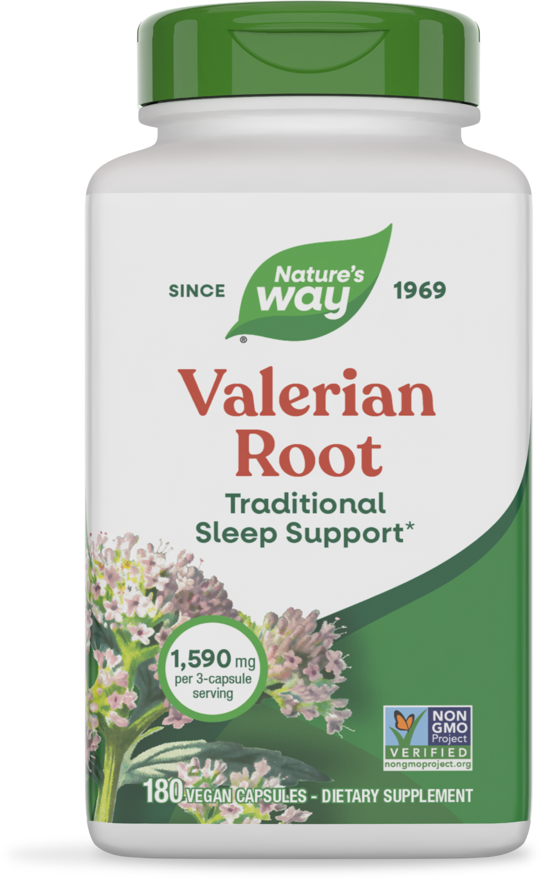 <{%PRIMARY_17708%}>Nature's Way® | Valerian Root, 180 capsules