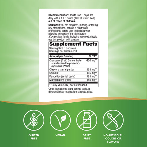 Nature's Way® | Urinary with Cranberry Premium Blend Sku:79320