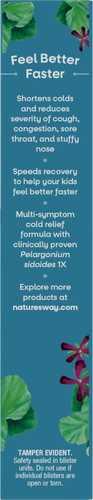 Nature's Way® | Umcka Kids Cold Relief Chewables - right side of pack Sku:12351