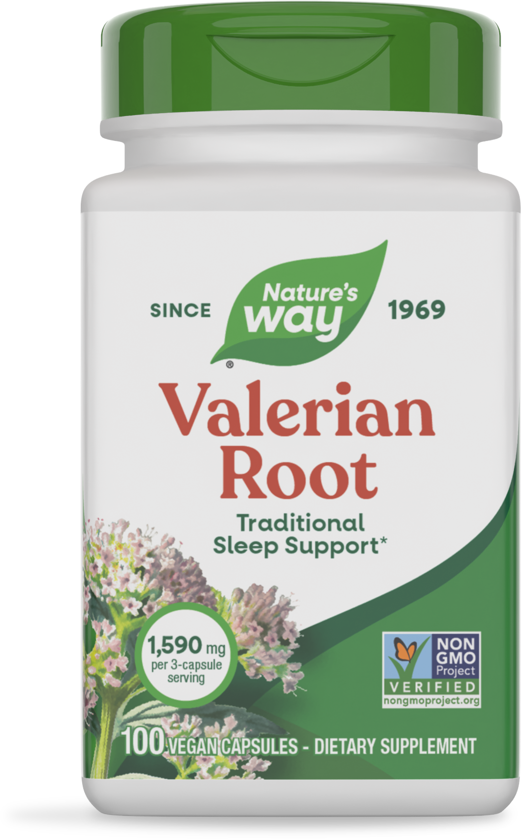 <{%PRIMARY_17700%}>Nature's Way® | Valerian Root, 100 capsules