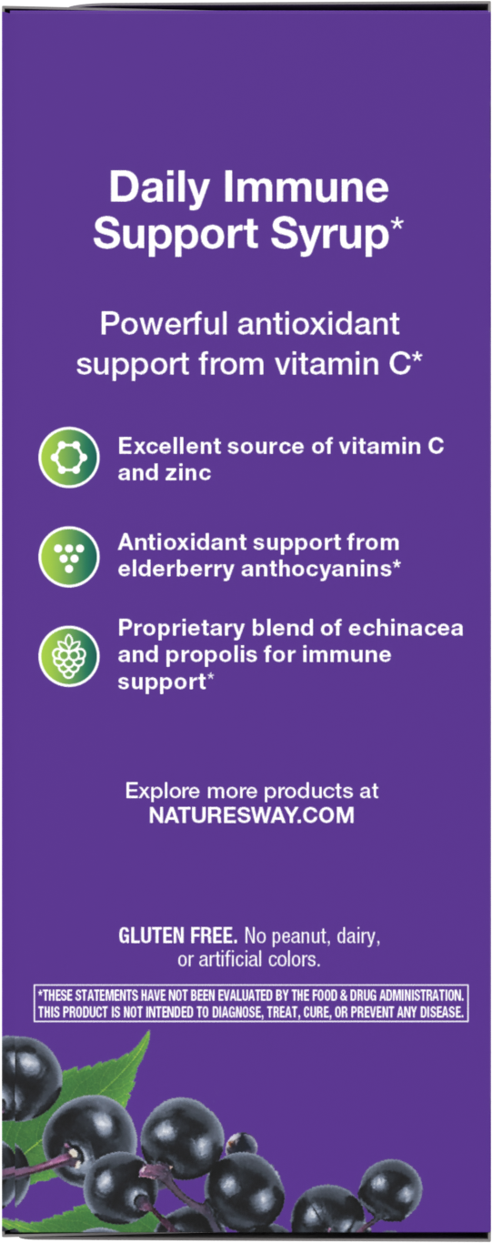 <{%MAIN4_6974%}>Nature's Way® | Sambucus Immune Elderberry Syrup - left side of pack