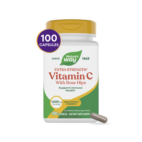 Nature's Way® | Vitamin C with Rose Hips Extra Strength Sku:40312