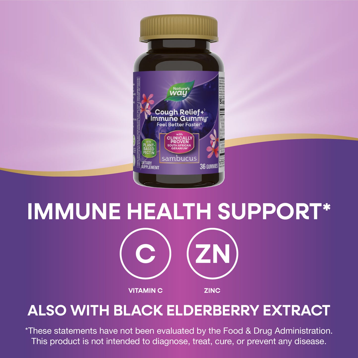 <{%MAIN5_13610%}>Nature's Way® | Sambucus Cough Relief + Immune Gummy
