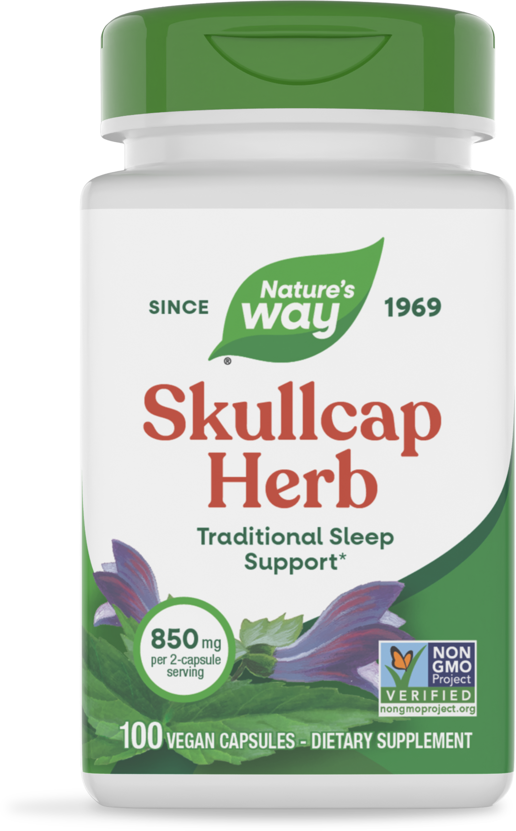 <{%PRIMARY_16900%}>Nature's Way® | Skullcap Herb, 100 capsules