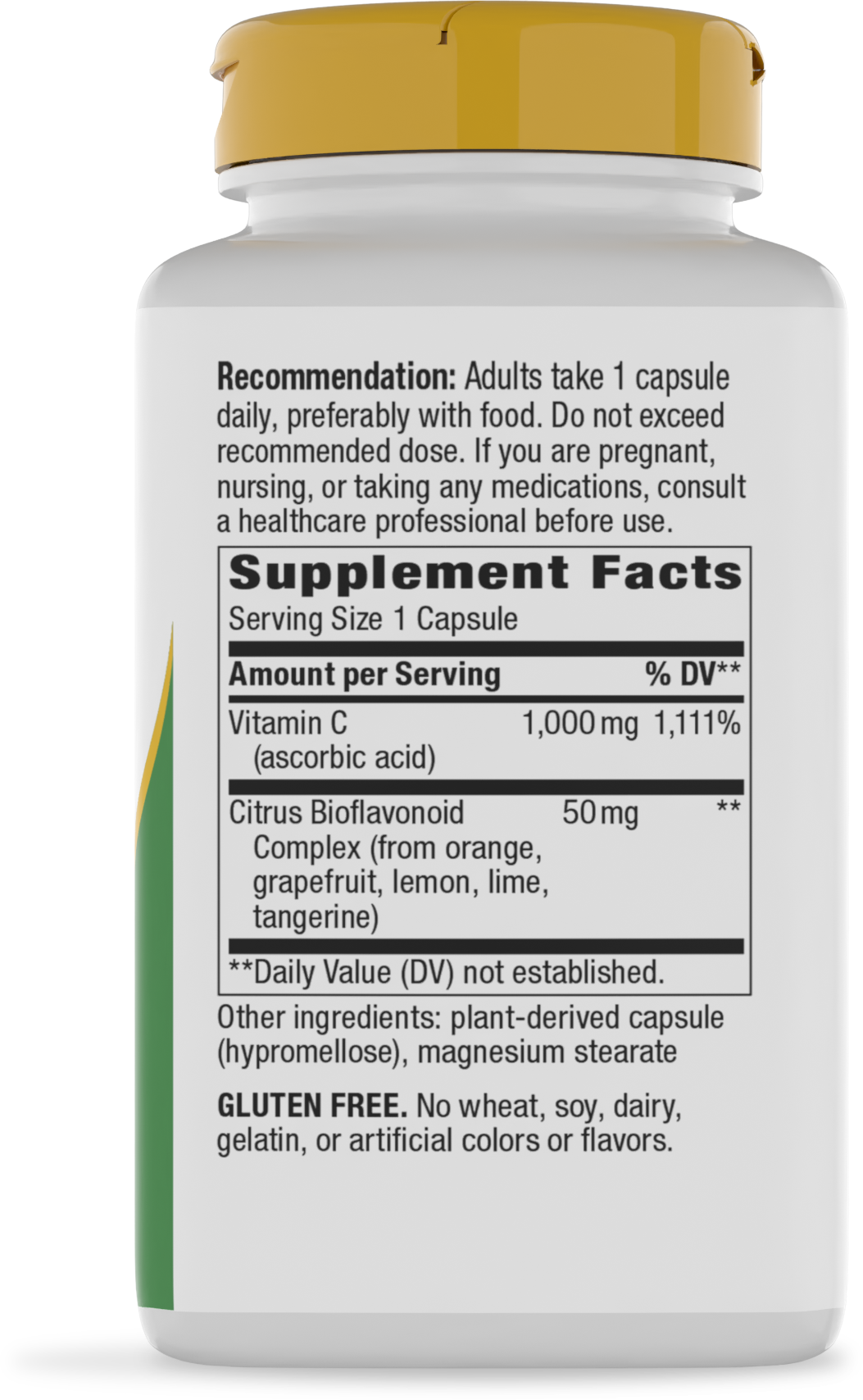 <{%MAIN2_15465%}>Nature's Way® | Vitamin C with Bioflavonoids Extra Strength - right side of pack