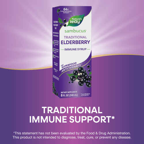 Nature's Way® | Sambucus Traditional Elderberry Immune Syrup Sku:15332