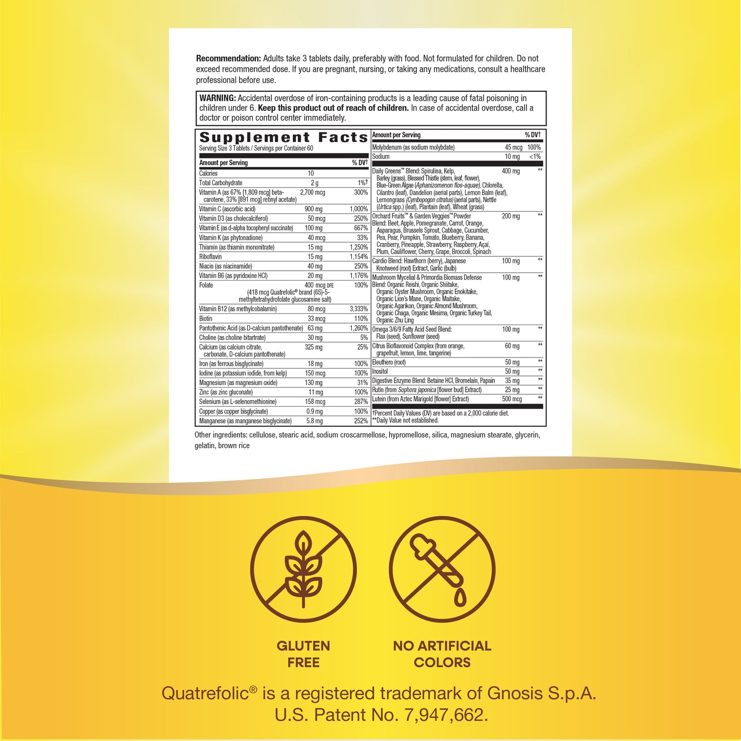 <{%MAIN14_14928%}>Nature's Way® | Alive! Max3 Potency Adult Complete Multivitamin