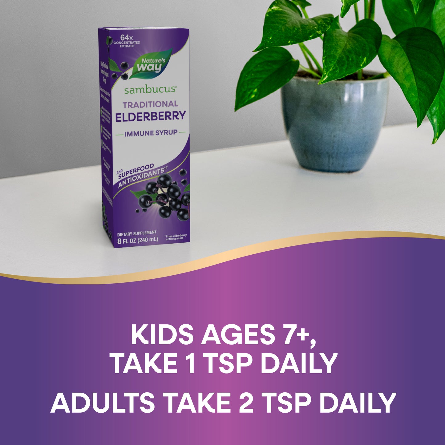 <{%DETAIL2_15332%}>Nature's Way® | Sambucus Traditional Elderberry Immune Syrup - product recommendations