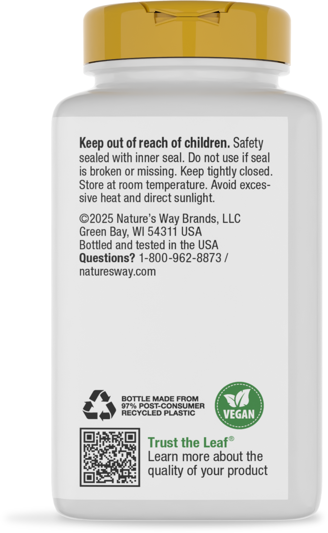 <{%MAIN4_15465%}>Nature's Way® | Vitamin C with Bioflavonoids Extra Strength - back of pack