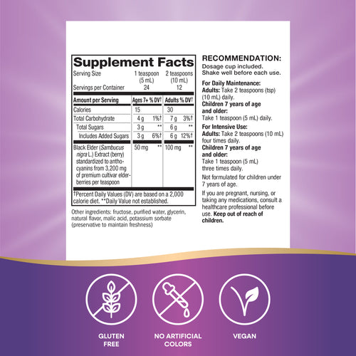 Nature's Way® | Sambucus Traditional Elderberry Immune Syrup Sku:6970