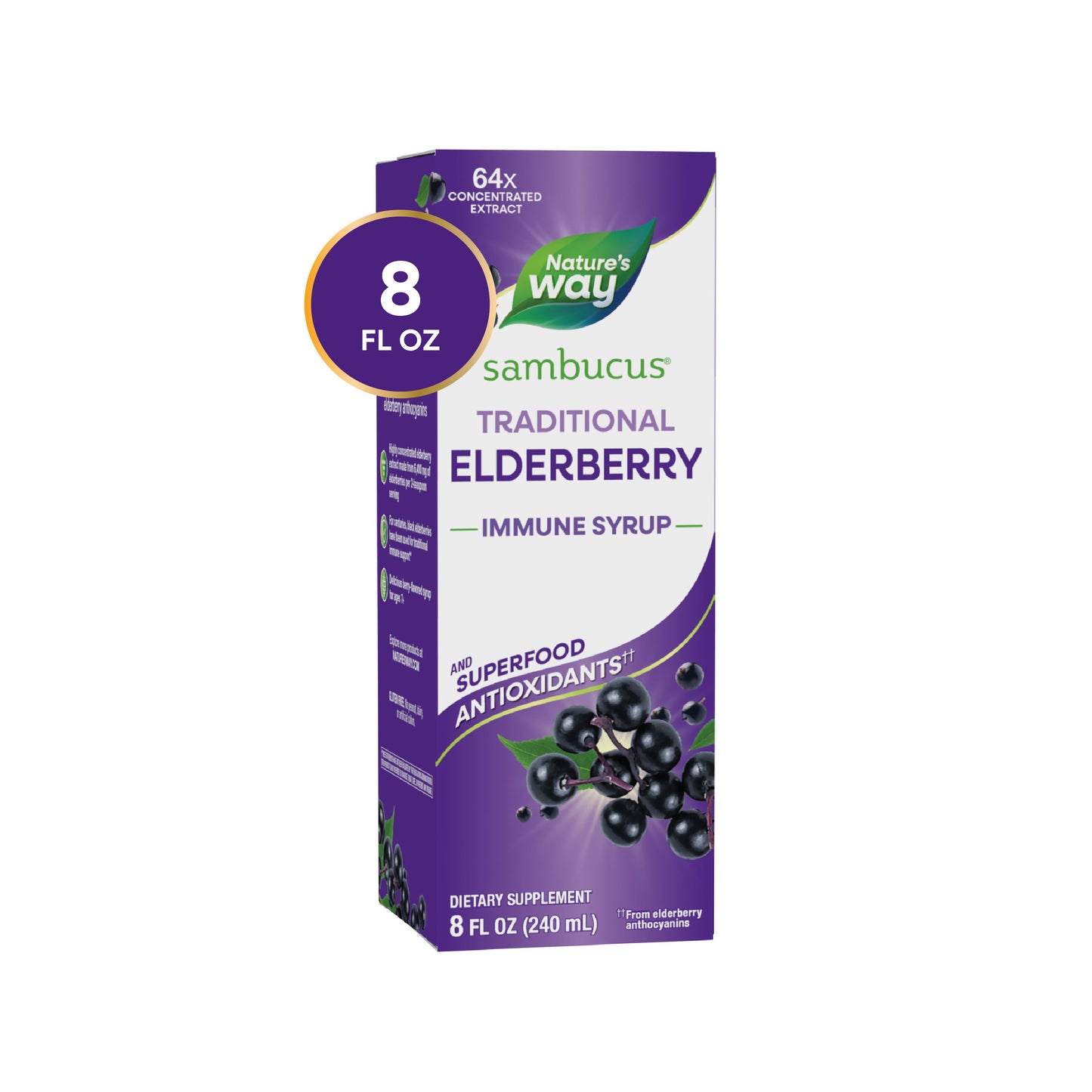 <{%MAIN8_15332%}>Nature's Way® | Sambucus Traditional Elderberry Immune Syrup