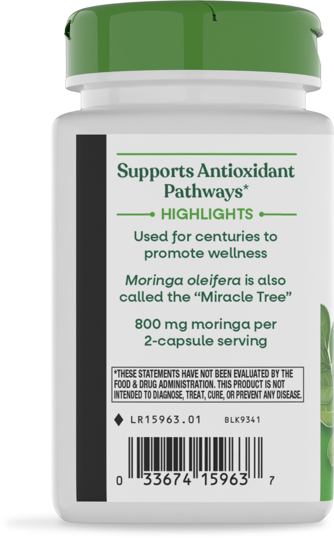 <{%MAIN2_15963%}>Nature's Way® | Moringa - left side of pack