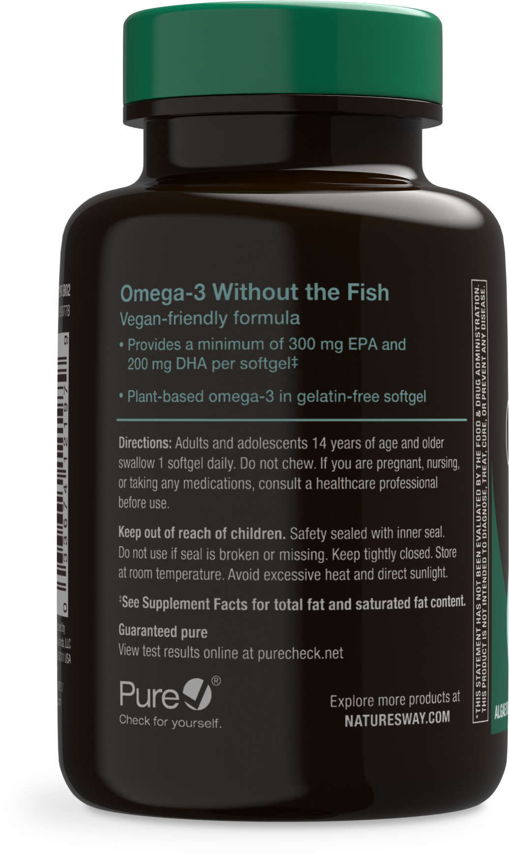 <{%MAIN3_12197%}>Nature's Way® | NutraVege Omega-3 - left side of pack