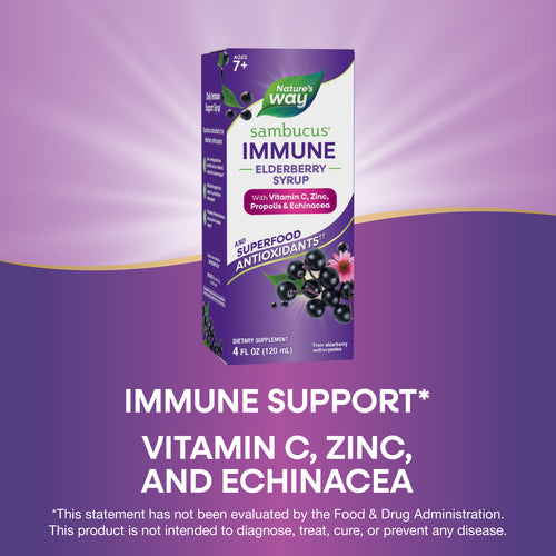Nature's Way® | Sambucus Immune Elderberry Syrup Sku:6974