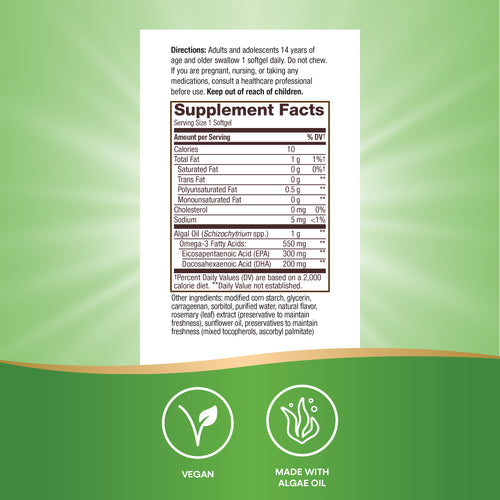 Nature's Way® | NutraVege Omega-3 Sku:12197