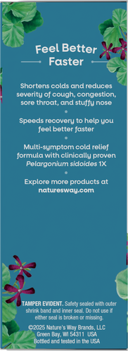 Nature's Way® | Umcka ColdCare Syrup - left side of pack Sku:15792