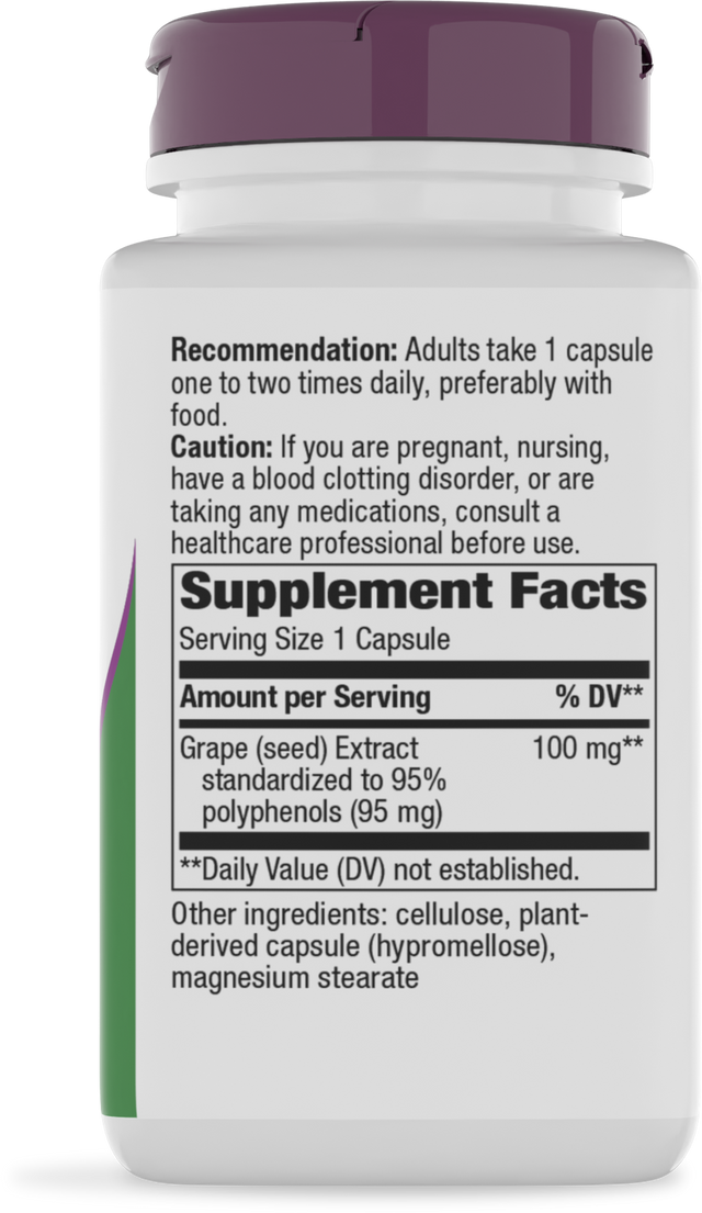 <{%MAIN2_15352%}>Nature's Way® | Grape Seed Standardized Extract - right side of pack