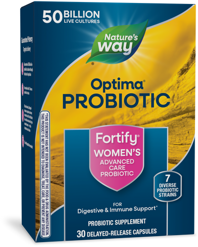 <{%PRIMARY_10336E%}>Nature's Way® | Fortify Optima Women's 50 Billion Probiotic, 30 capsules