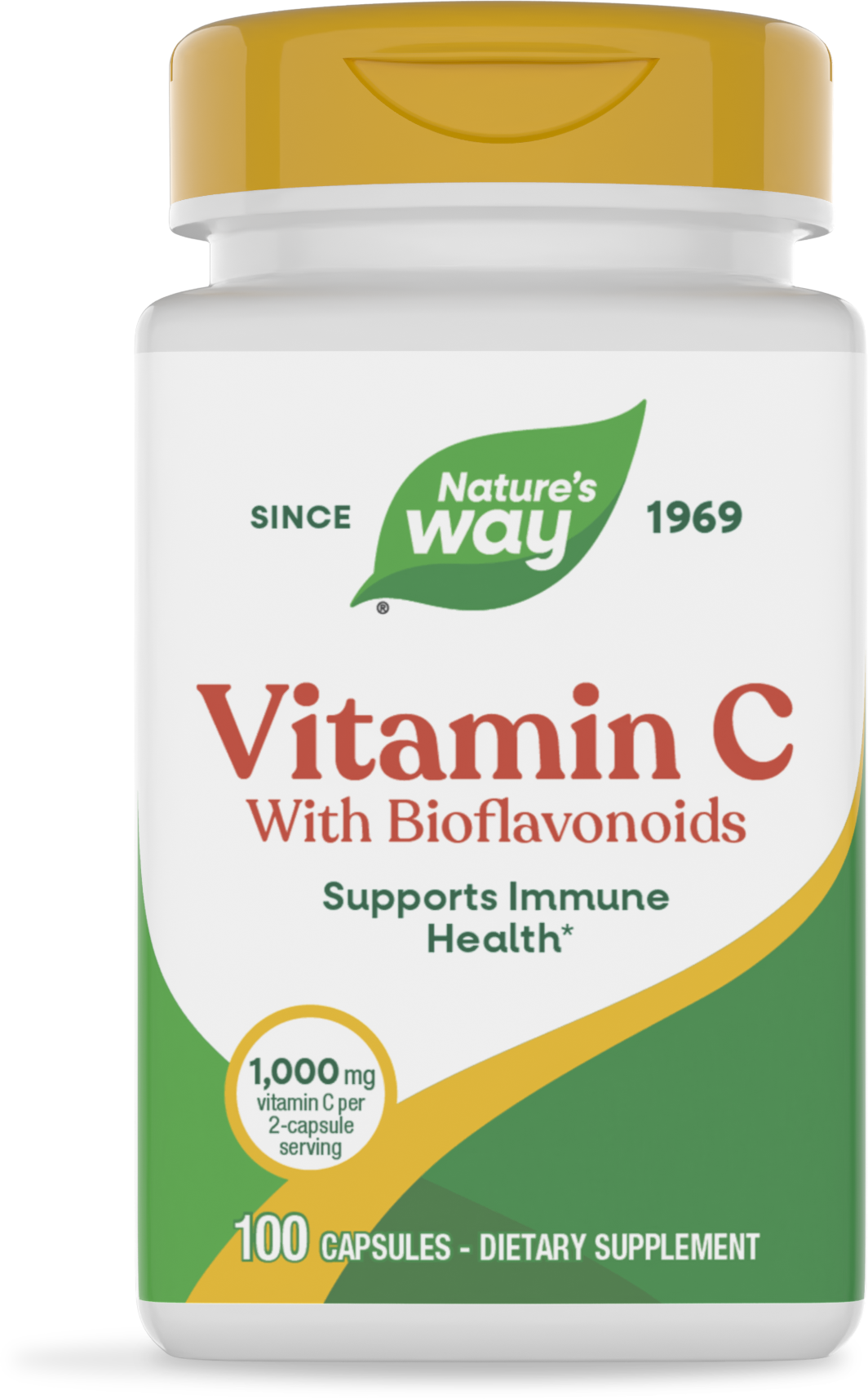 <{%PRIMARY_40330E%}>Nature's Way® | Vitamin C with Bioflavonoids, 100 capsules
