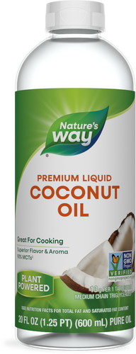 Nature's Way® | Liquid Coconut Oil, 20 fl oz (600 ml) Sku:15858E