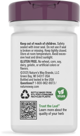 <{%MAIN11_14320%}>Nature's Way® | Grape Seed Standardized Extract - back of pack
