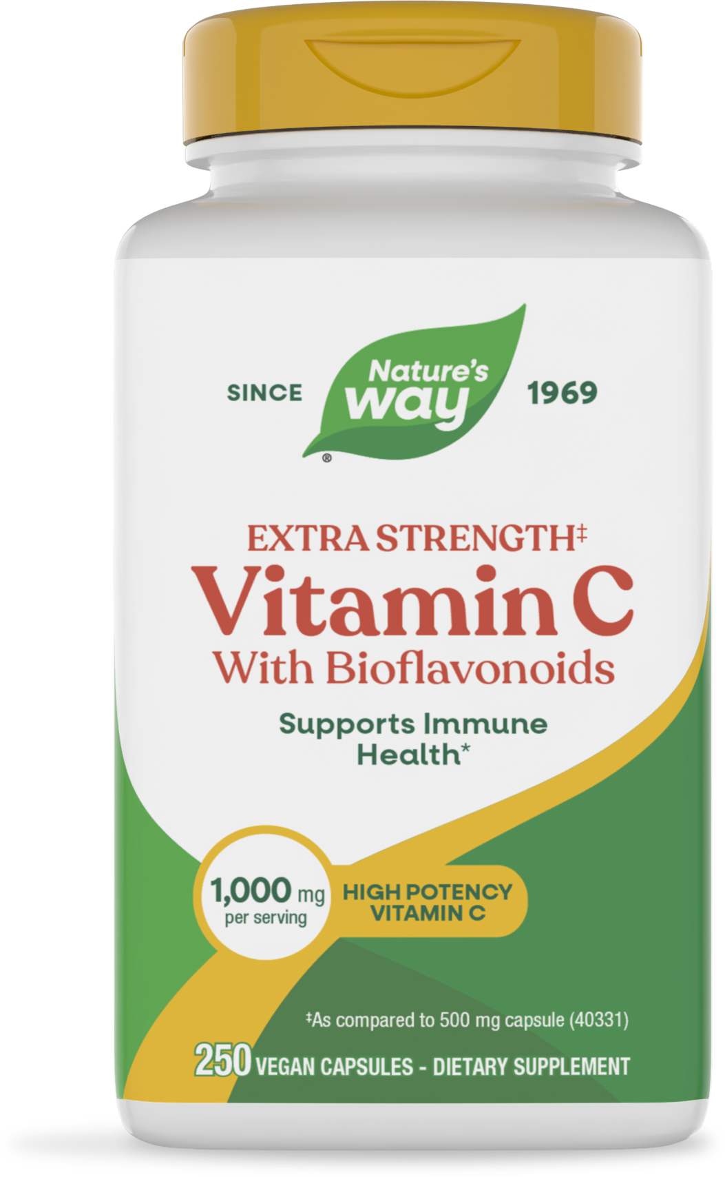 <{%PRIMARY_15465E%}>Nature's Way® | Vitamin C with Bioflavonoids Extra Strength, 250 capsules
