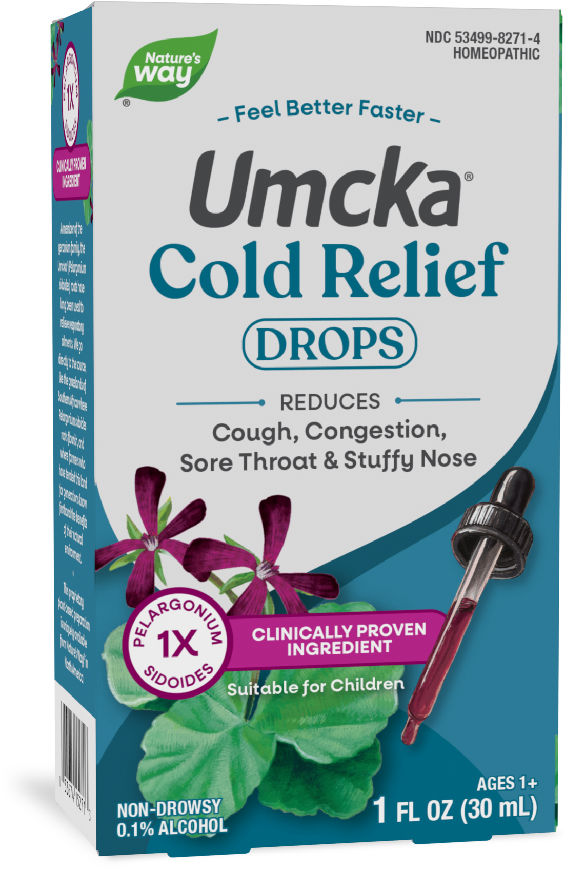 <{%PRIMARY_15271E%}>Nature's Way® | Umcka Cold Relief Drops, 1 fl oz (30 ml)