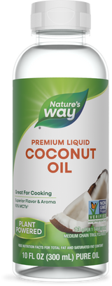 <{%PRIMARY_15857%}>Nature's Way® | Liquid Coconut Oil, 10 fl oz (300 ml)