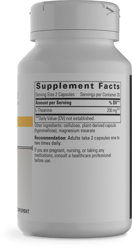 Nature's Way® | L-Theanine - right side of pack Sku:79556