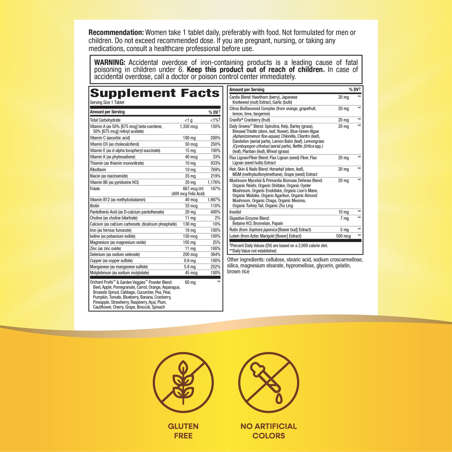 <{%MAIN15_15686%}>Nature's Way® | Alive! Women's Ultra Multivitamin