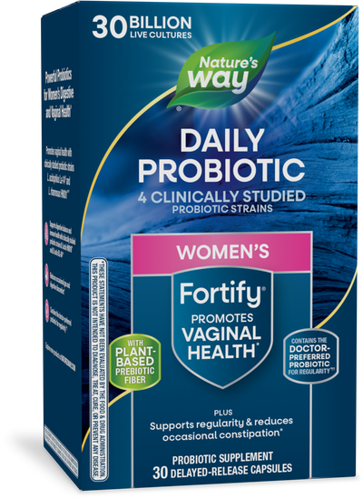 <{%PRIMARY_10295%}>Nature's Way® | Fortify Women's 30 Billion Daily Probiotic, 30 capsules