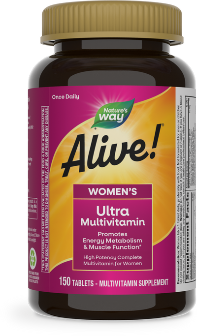 <{%PRIMARY_13718%}>Nature's Way® | Alive! Women's Ultra Multivitamin, 150 tablets
