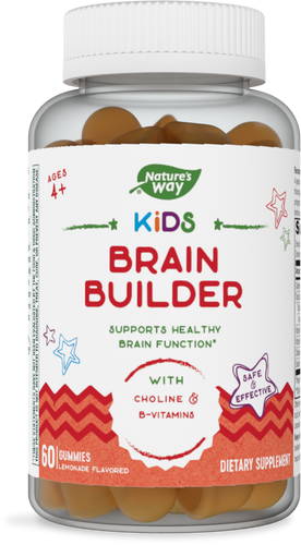 Nature's Way® | Kids Brain Builder Gummies, 60 gummies, Lemonade Sku:13882E