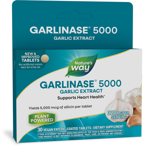 Nature's Way® | Garlinase 5000, 30 tablets Sku:08503E