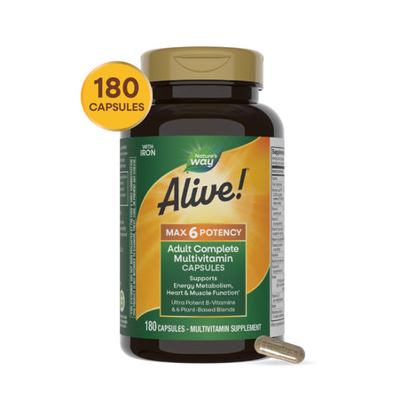 <{%MAIN14_15708%}>Nature's Way® | Alive! Max6 Max Potency Daily Multivitamin