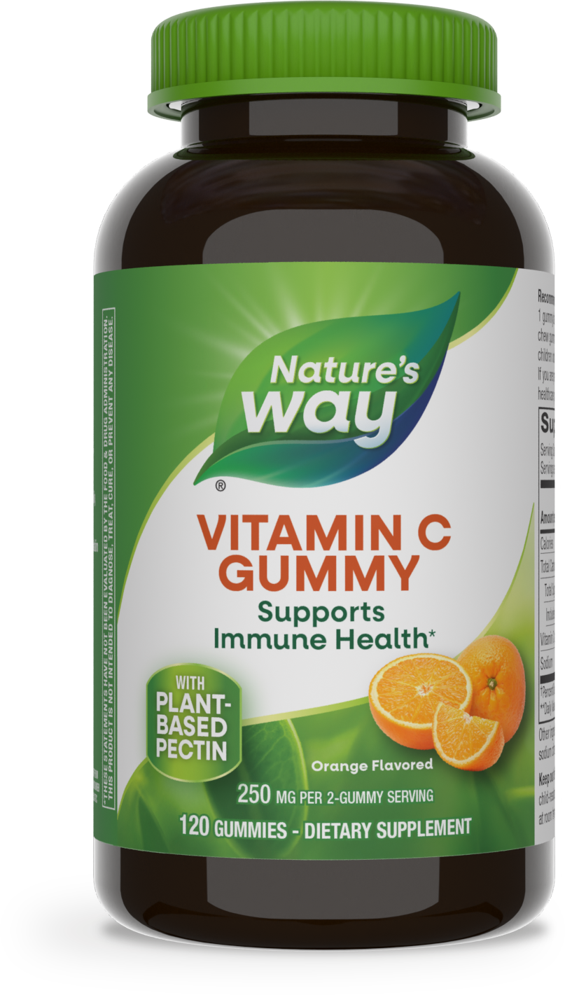 <{%PRIMARY_13607%}>Nature's Way® | Vitamin C Gummies, 120 gummies, Orange