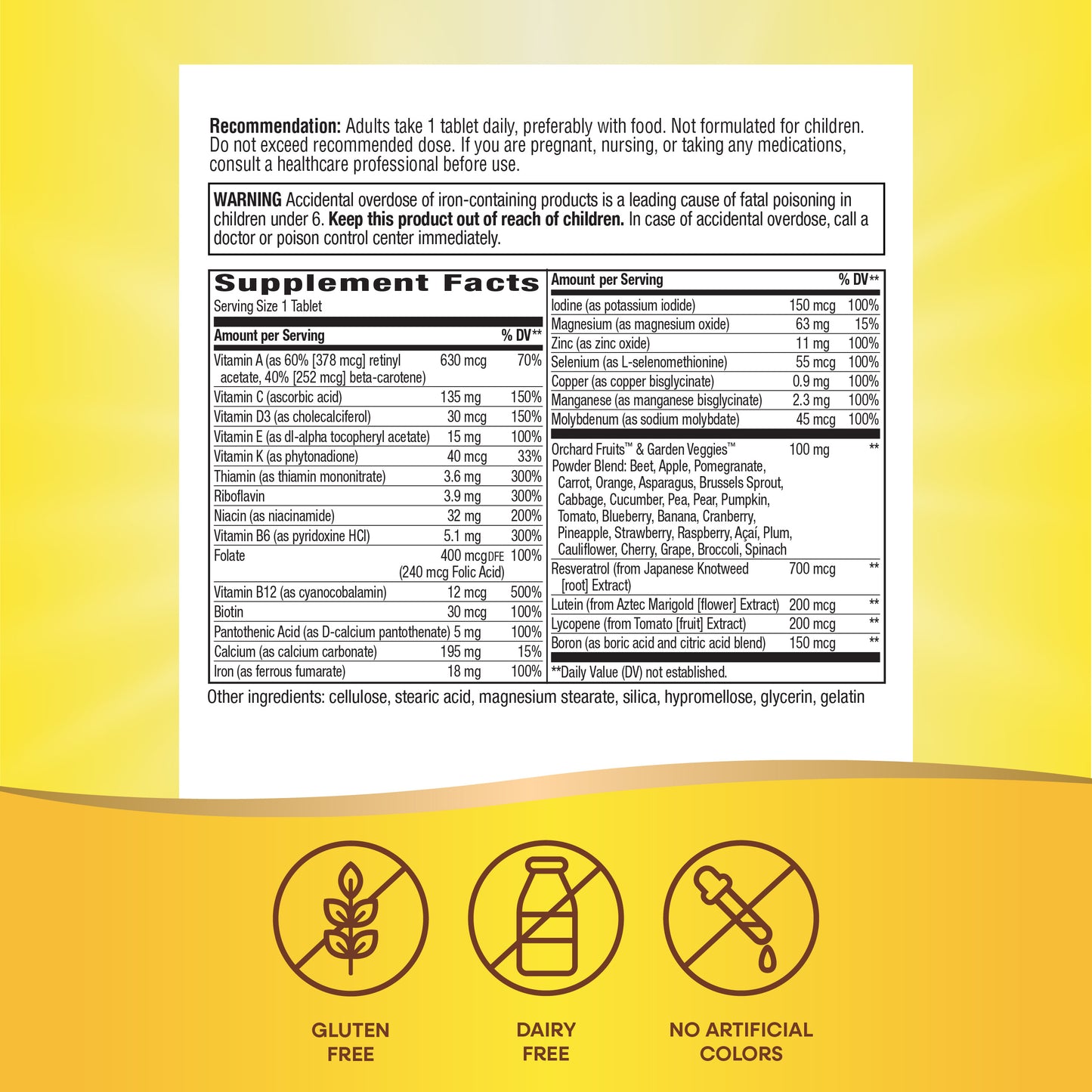 <{%MAIN7_60192%}>Nature's Way® | Alive! Adult Complete Multivitamin