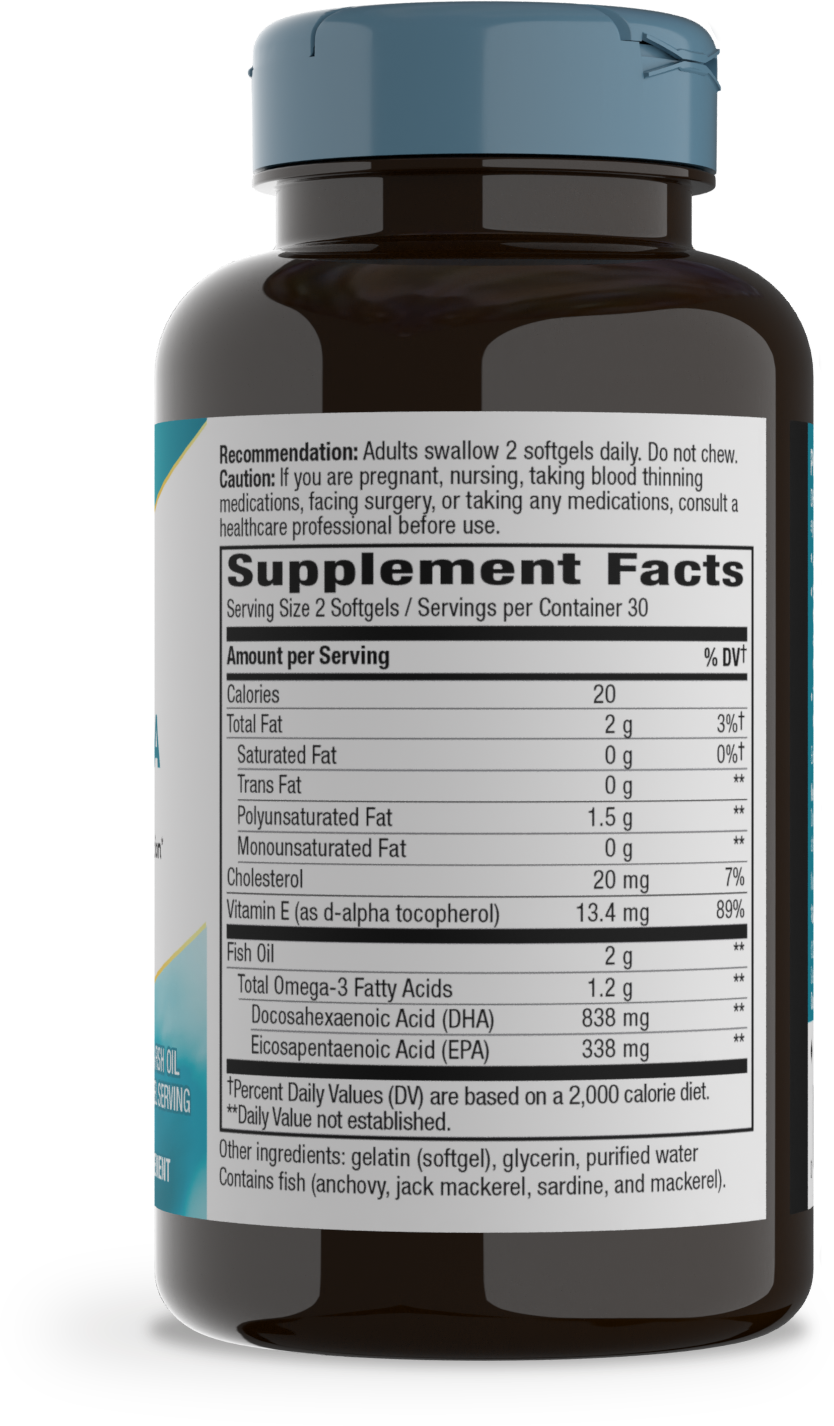 <{%MAIN2_15682%}>Nature's Way® | Mega-DHA Premium Fish Oil - right side of pack