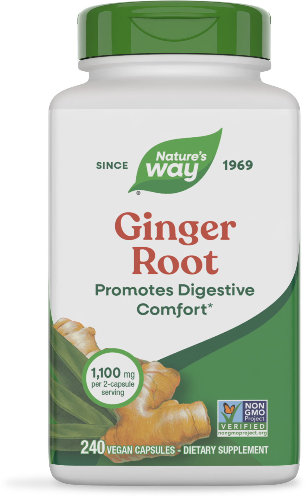 <{%PRIMARY_11926%}>Nature's Way® | Ginger Root, 240 capsules
