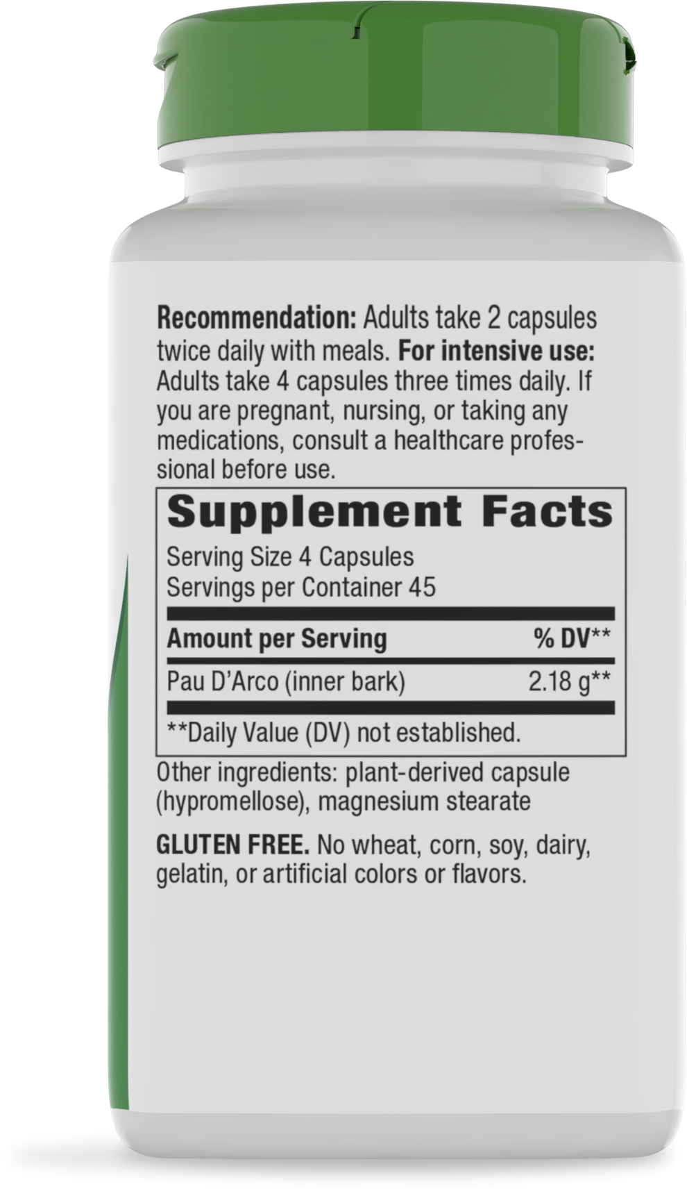 <{%MAIN2_15408%}>Nature's Way® | Pau d'Arco Inner Bark - right side of pack