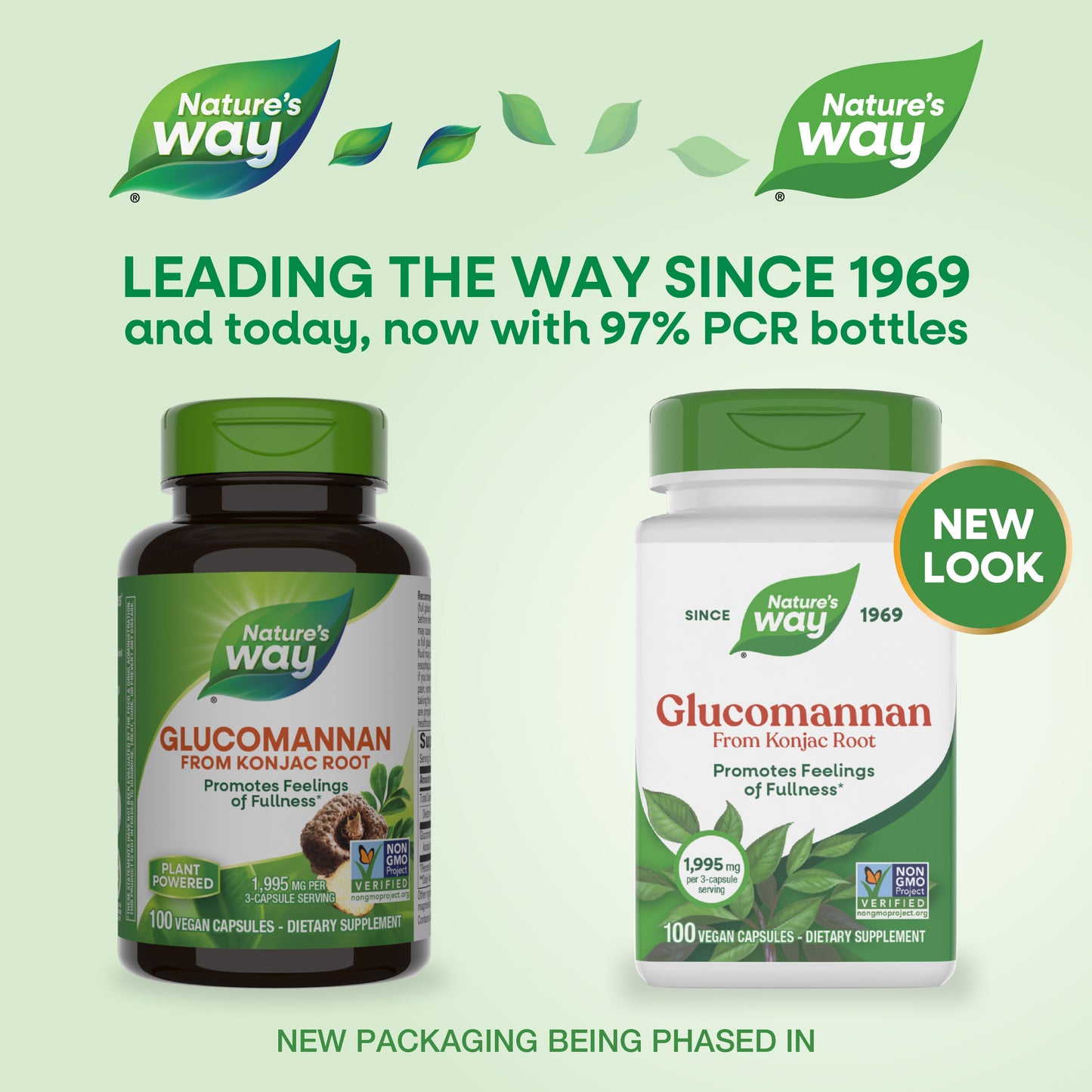 <{%MAIN1_13675%}>Nature's Way® | Glucomannan - package updates old to new