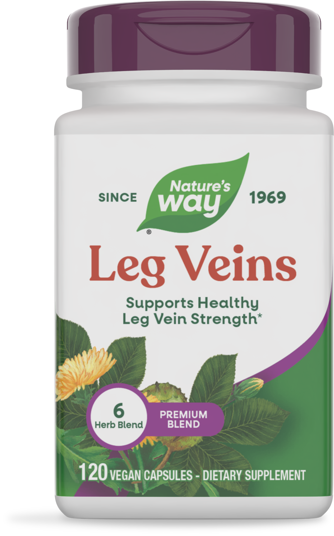 <{%PRIMARY_15335%}>Nature's Way® | Leg Veins Premium Blend, 120 capsules