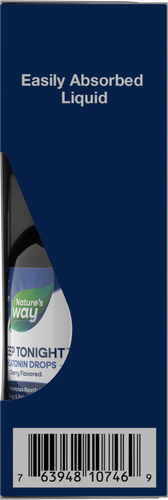 Nature's Way® | Sleep Tonight Melatonin Drops - right side of pack Sku:10746