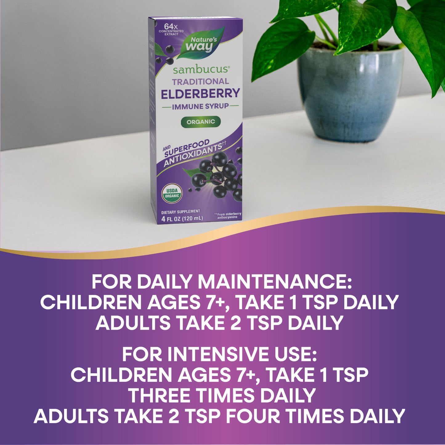 <{%DETAIL2_15796%}>Nature's Way® | Sambucus Traditional Elderberry Immune Syrup - product recommendations