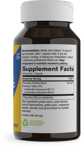 Nature's Way® | Primadophilus Probiotic - right side of pack Sku:6800