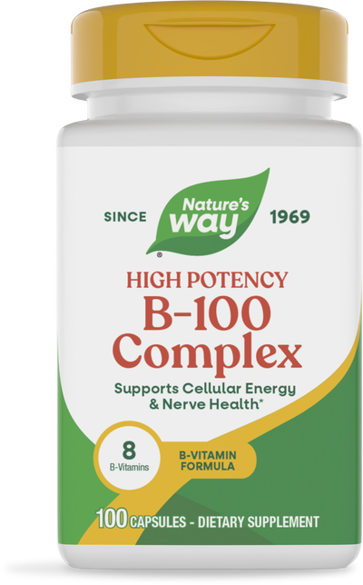 <{%PRIMARY_40521%}>Nature's Way® | Vitamin B-100 Complex, 100 capsules