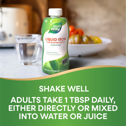 Liquid Iron Supplement Facts