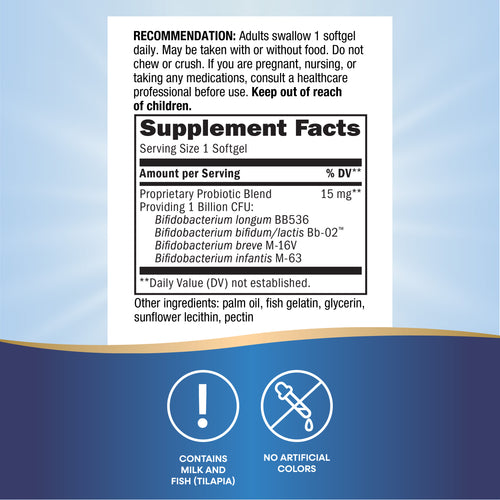 Nature's Way® | Pearls Adult 50+ Probiotic Sku:10510